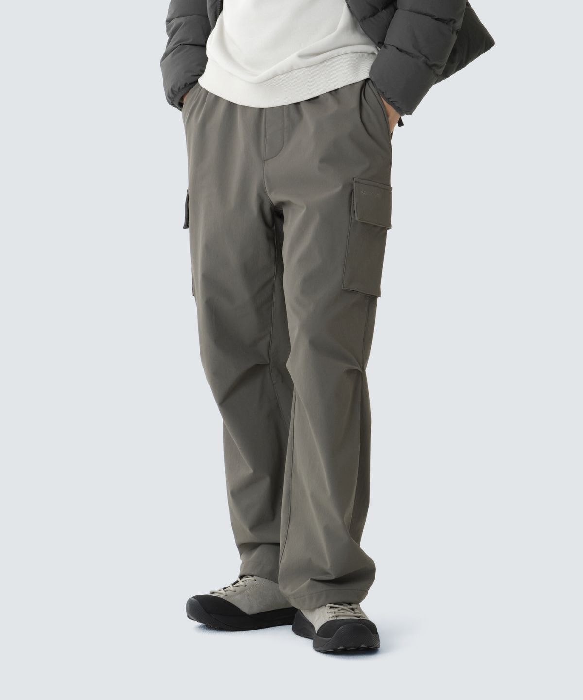스노우피크 어패럴(SNOWPEAK APPAREL) 라고 약기모 카고 스트링 팬츠 (S26WMTPT32) Dark Khaki