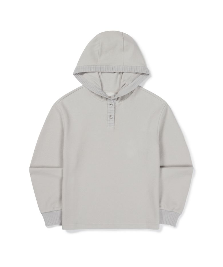 리젠 니트 여성 후드 티셔츠 (S26WWFHD77) Light Beige