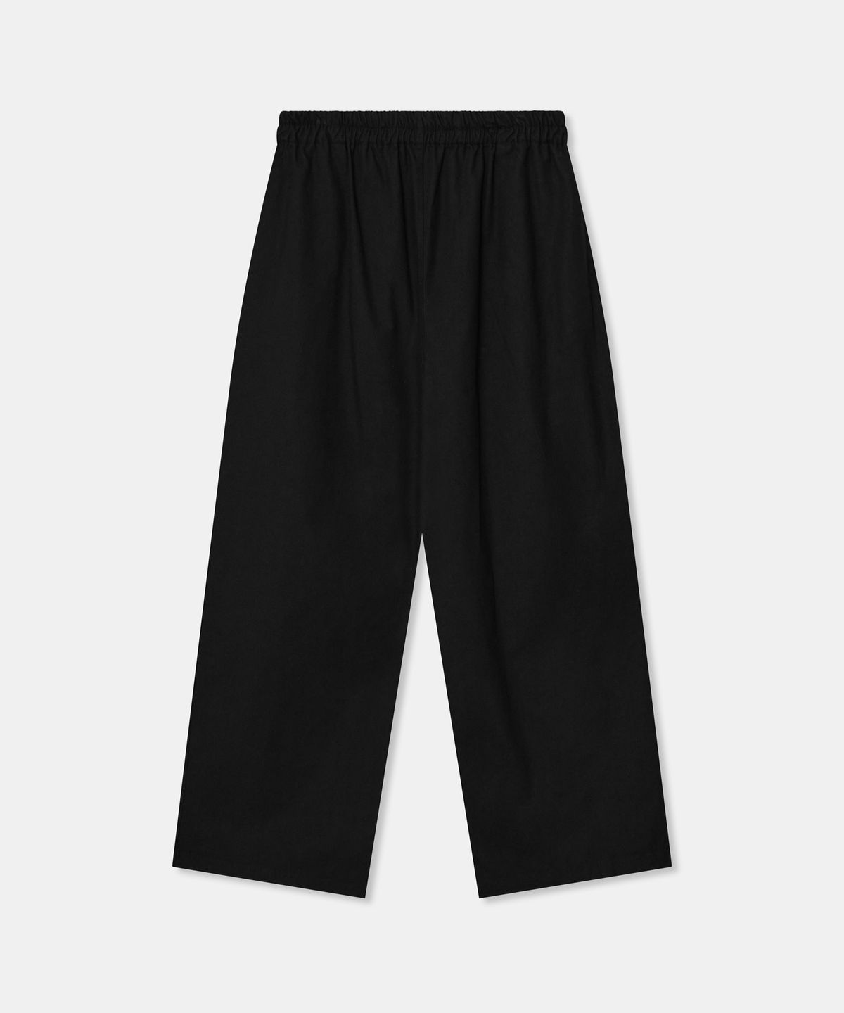 디앤드퀘스천(THEENDQUESTION) Cotton banding wide pants / BLACK
