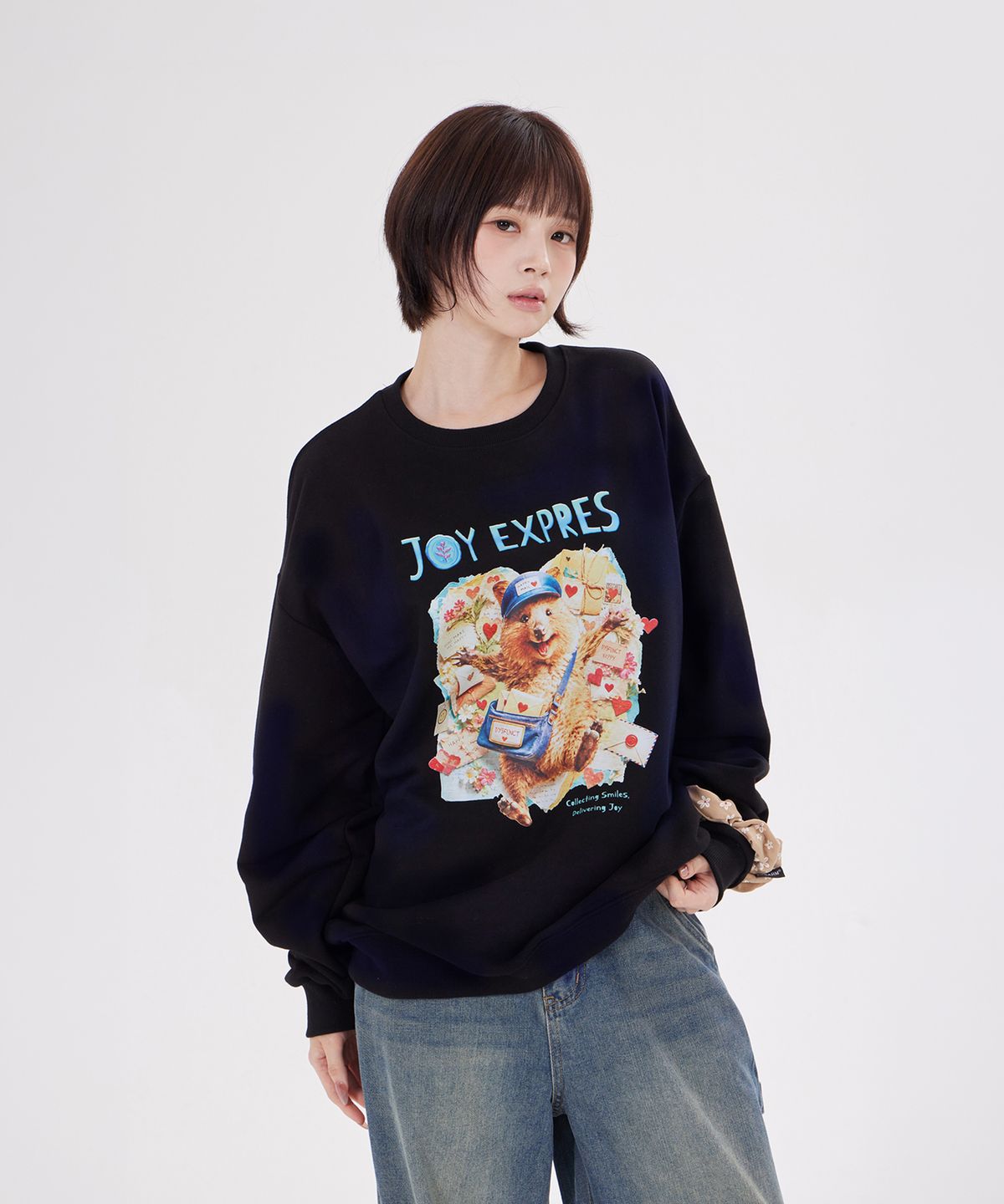 디스펑트(DYSFUNCT) JOY EXPRESS SWEATSHIRT(NAVY)