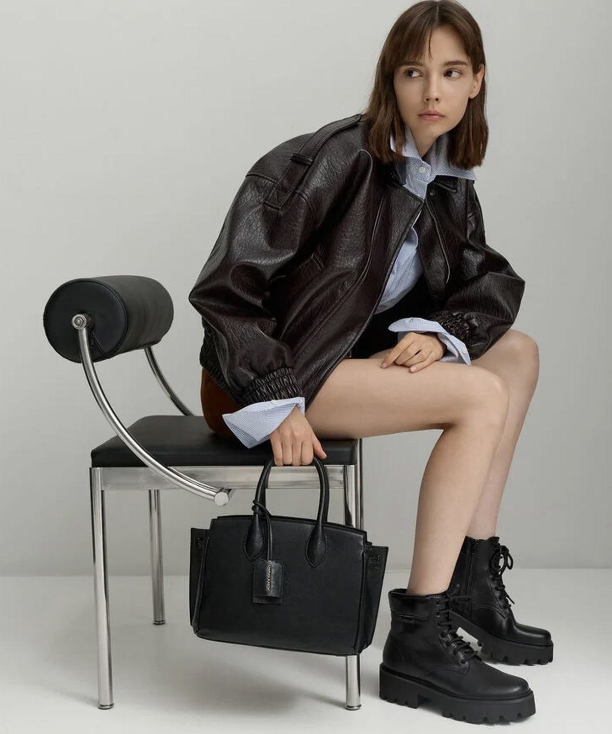 찰스앤키스(CHARLES & KEITH) 지네브라 토트백 블랙 CK2-30782934