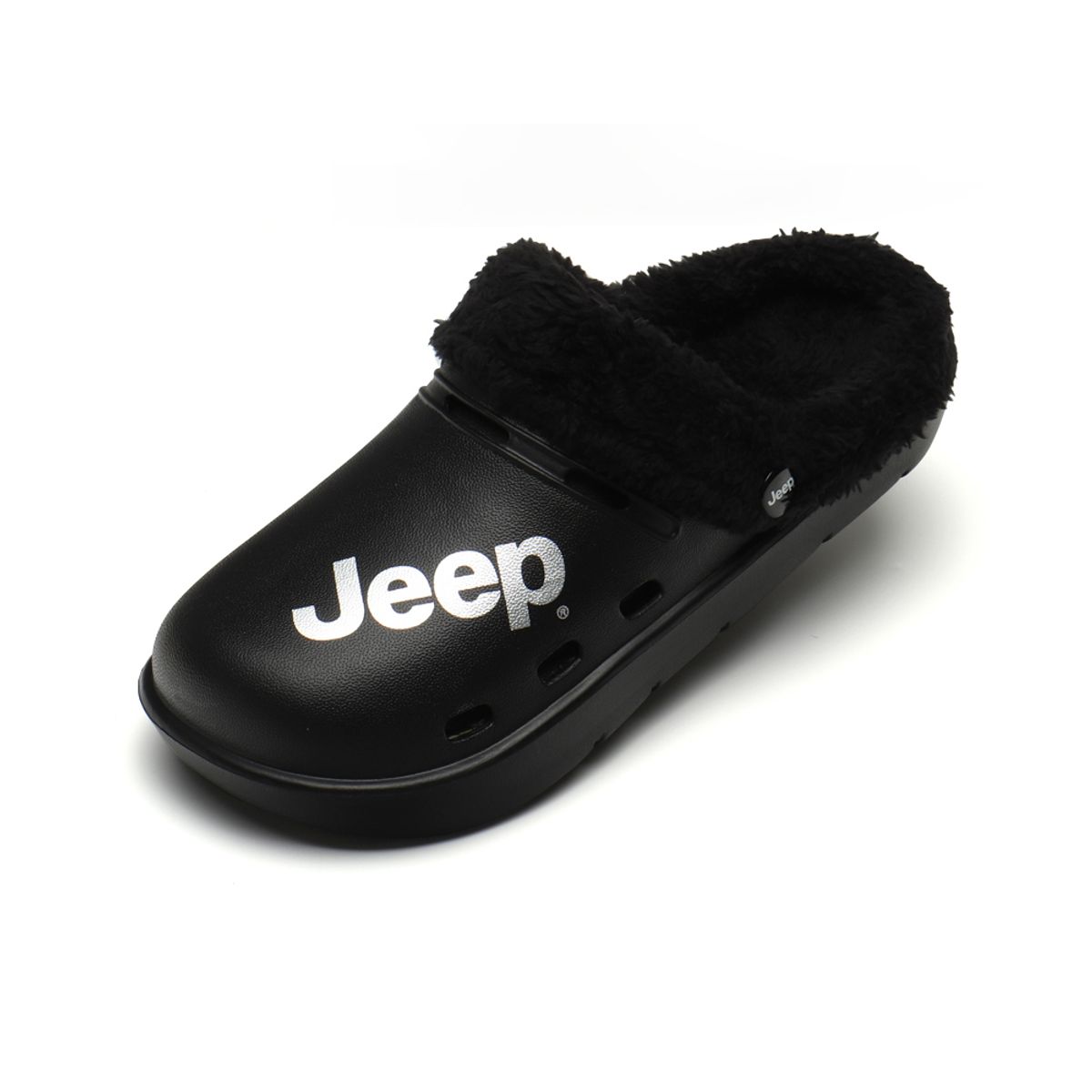 지프 슈즈(JEEP SHOES) 여성 스탠다드 퍼슬리퍼 BLK