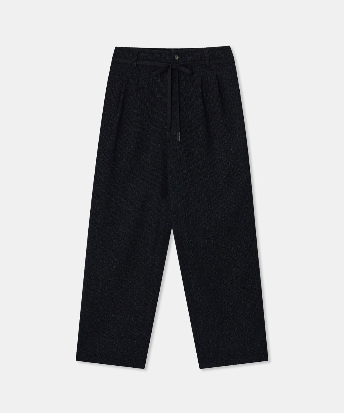 디앤드퀘스천(THEENDQUESTION) Wool tweed pants / BLACK