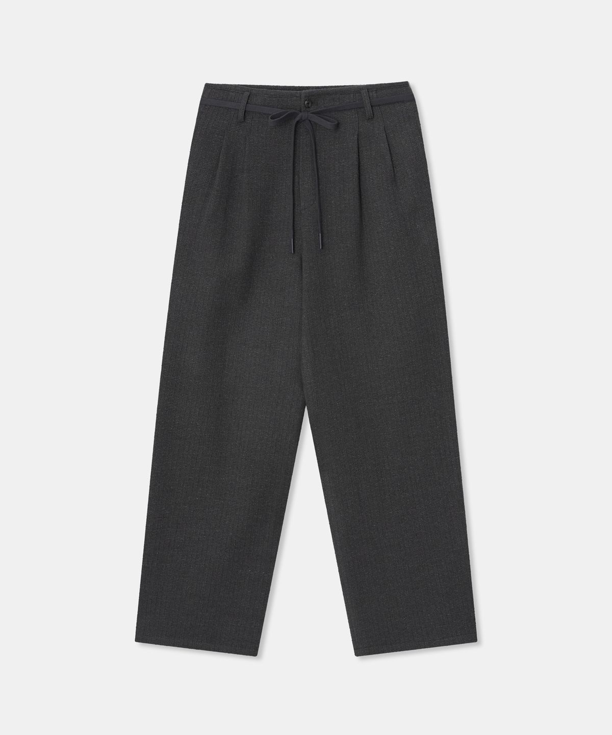 디앤드퀘스천(THEENDQUESTION) Wool tweed pants / GRAY