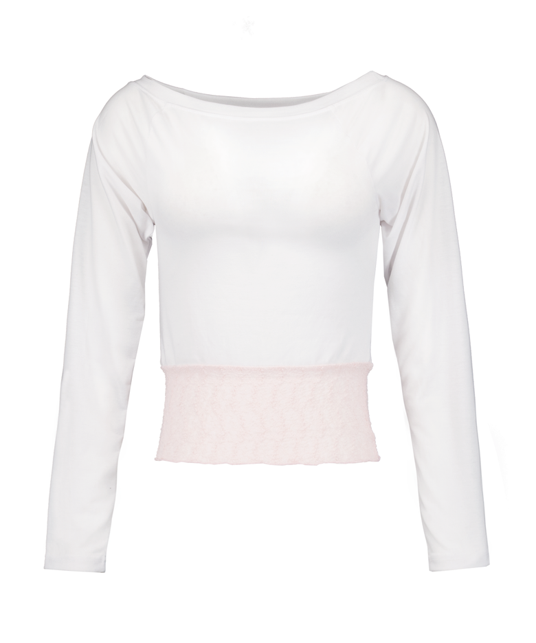 For you lace top (white)