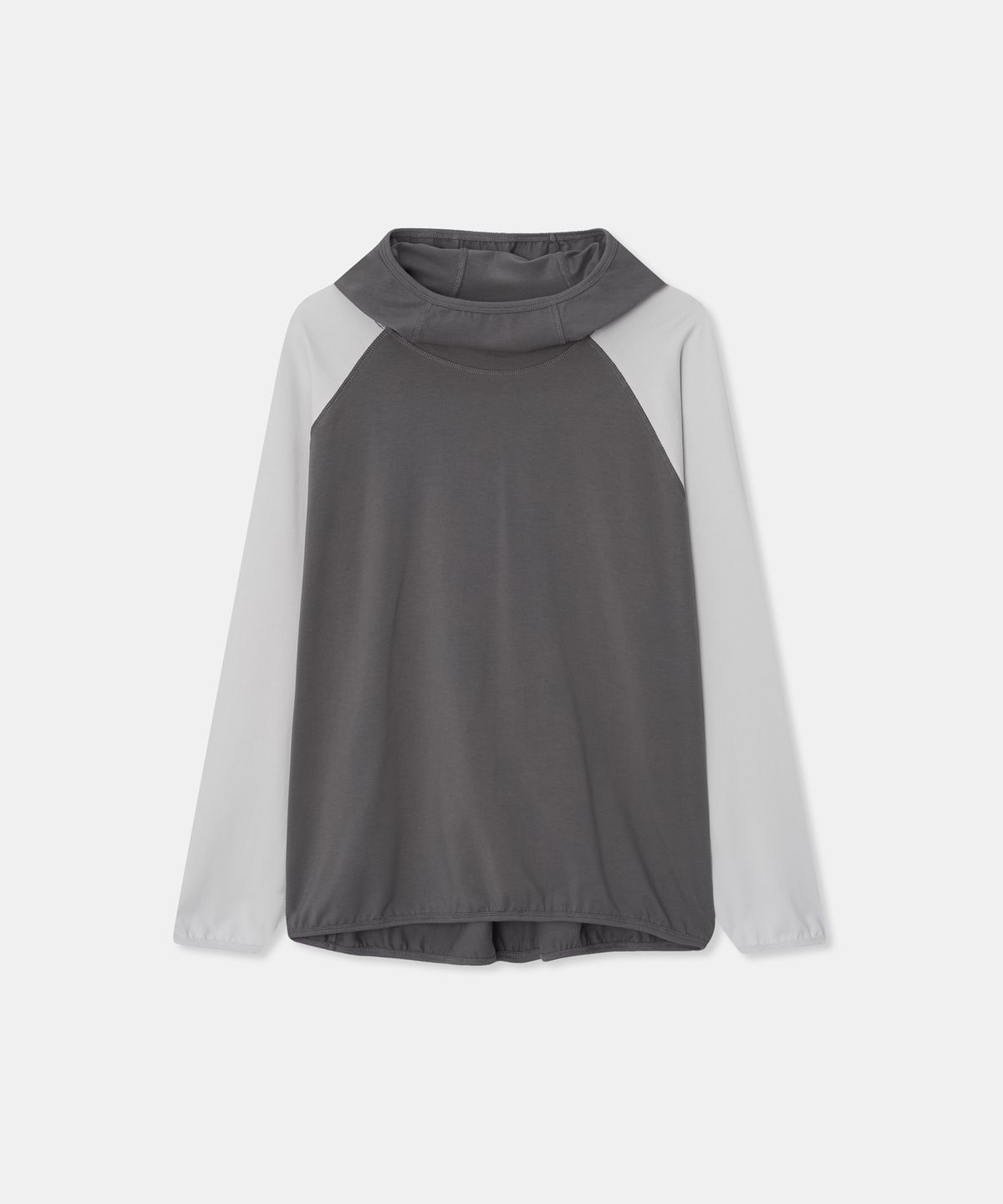 디앤드퀘스천(THEENDQUESTION) High-tension hooded T-shirt / GRAY