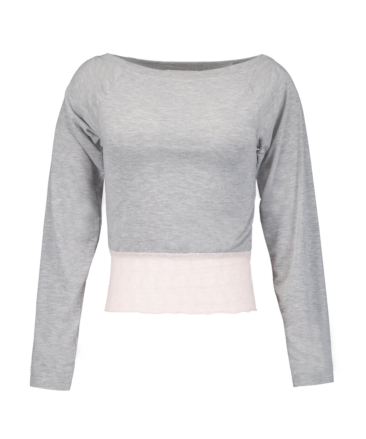 포어링(FORUSRING) For you lace tee (grey)