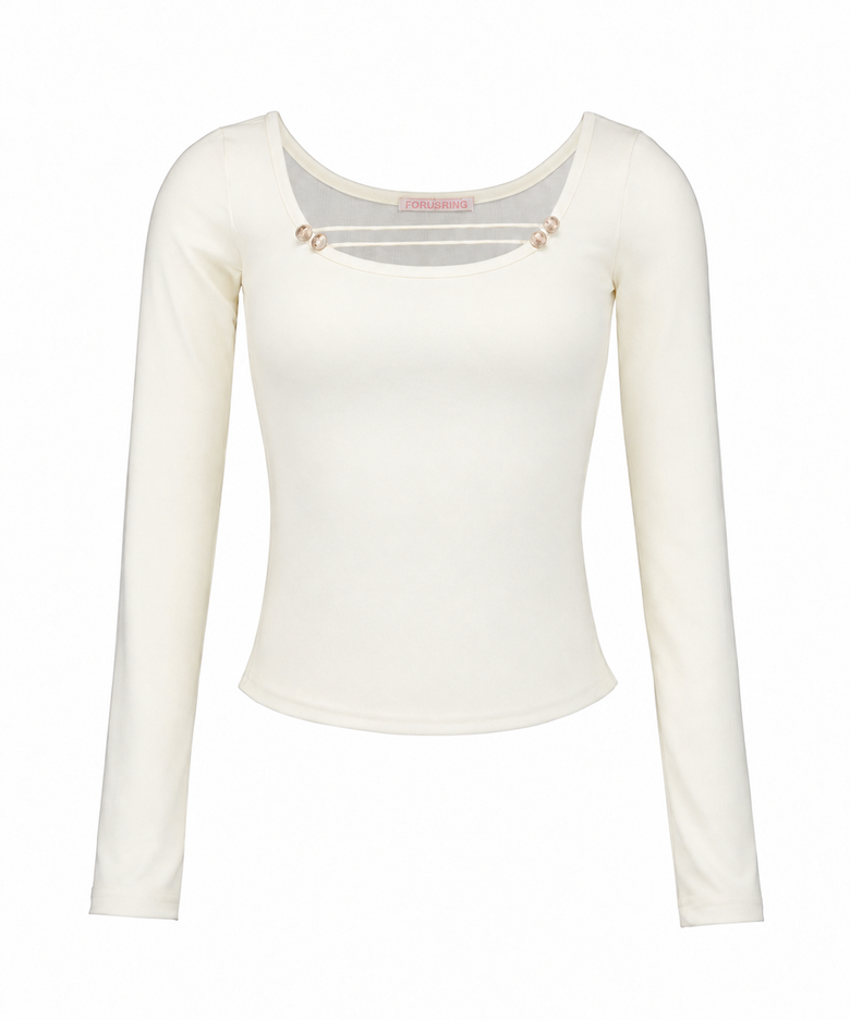 Fleur napoleon tee (ivory)