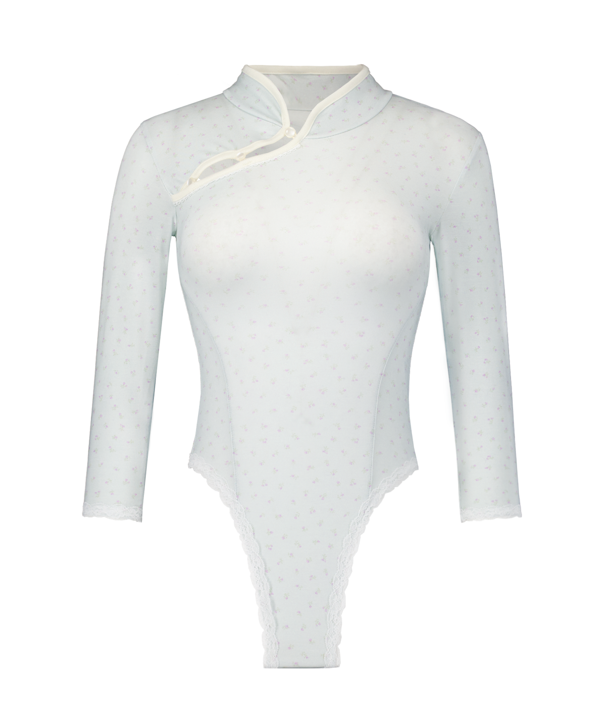 포어링(FORUSRING) Petal chinese top (mint flower)