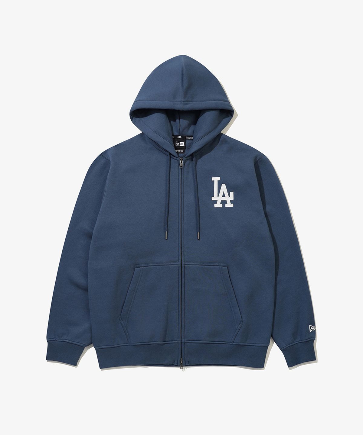 뉴에라(NEW ERA) (기모) MLB 쿠퍼스 타운 LA 다저스 월드 시리즈 후드 집업 딥 블루 15357968