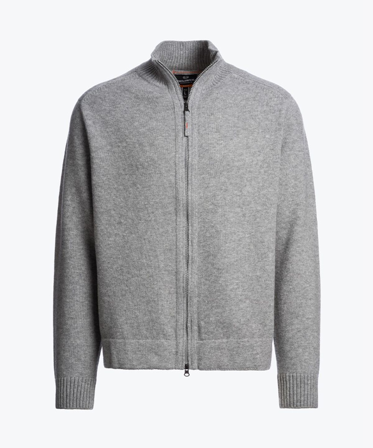 파라점퍼스(PARA JUMPERS) 남성 풀집업 가디건 레비코-Ash Grey Melange (26WMPMKNLW03PJ0608)