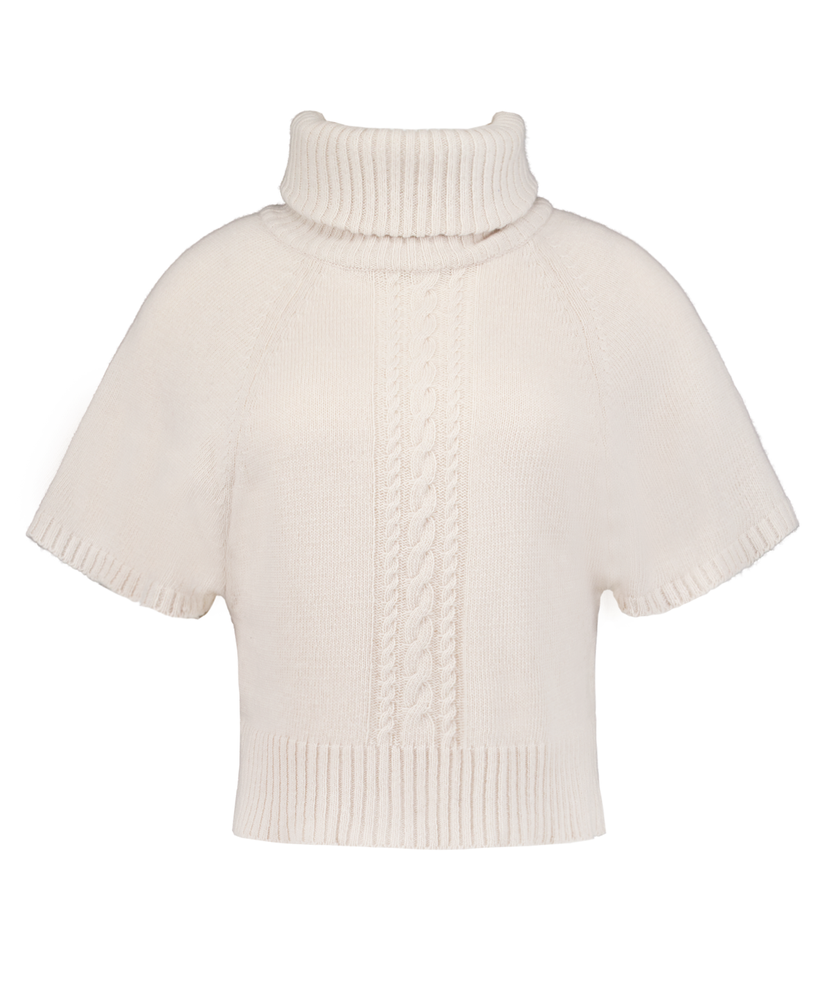 포어링(FORUSRING) Caramel knit half top (beige)
