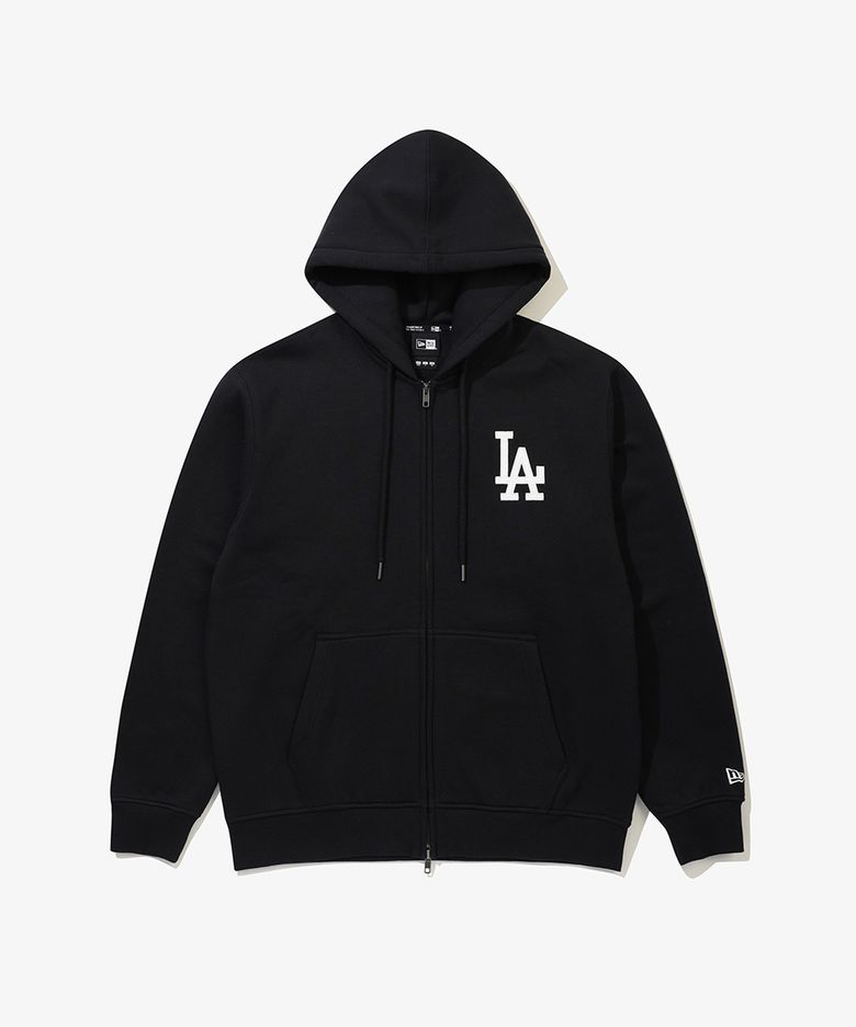 (기모) MLB 쿠퍼스 타운 LA 다저스 월드 시리즈 후드 집업 블랙 15357967