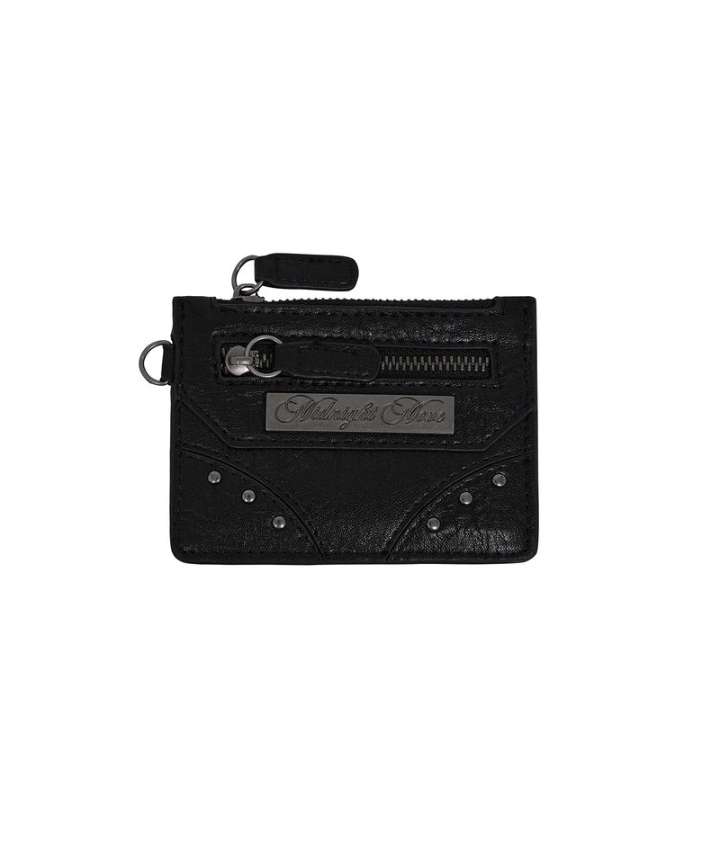 mt label card wallet (black)