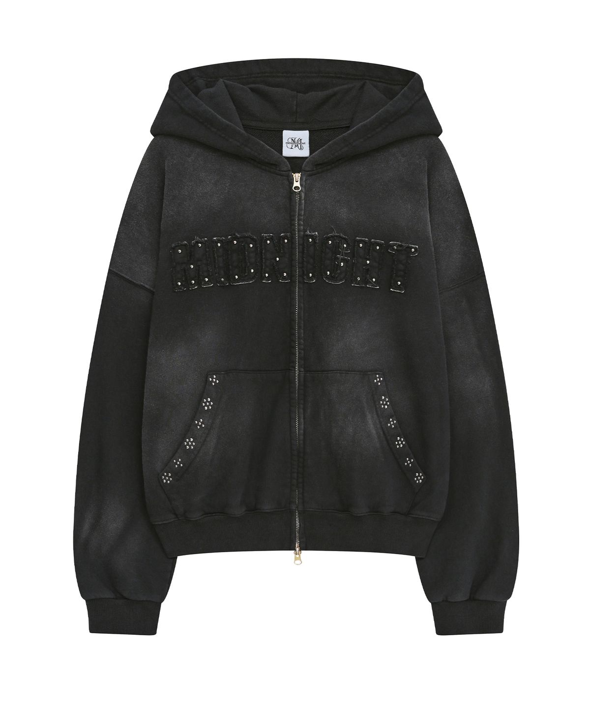미드나잇 무브(MIDNIGHT MOVE) ws hood zip up (black)
