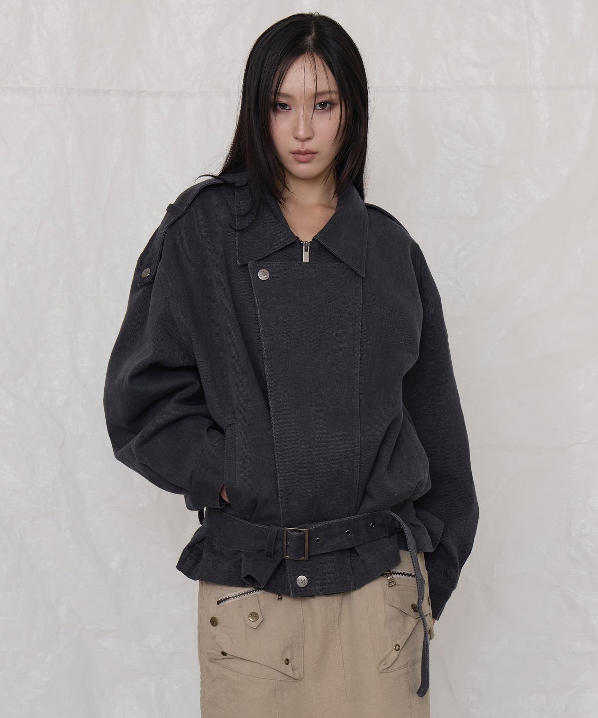미드나잇 무브(MIDNIGHT MOVE) ws ov jacket (dark grey)