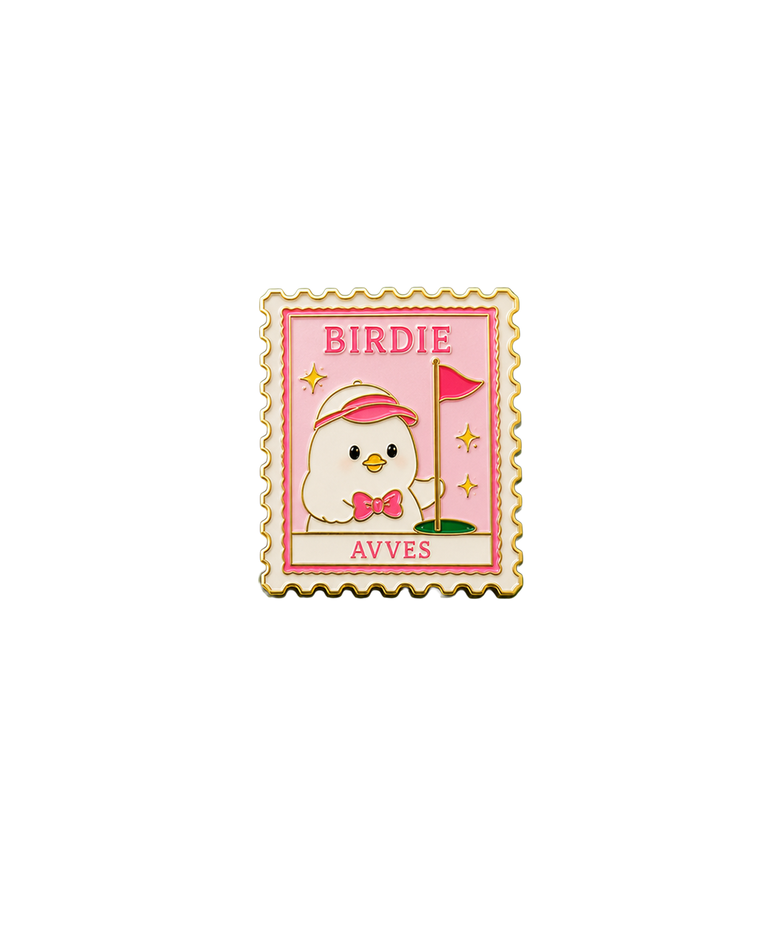 아베스 스탬프 볼마커 PINK BIRDIE_1PCS