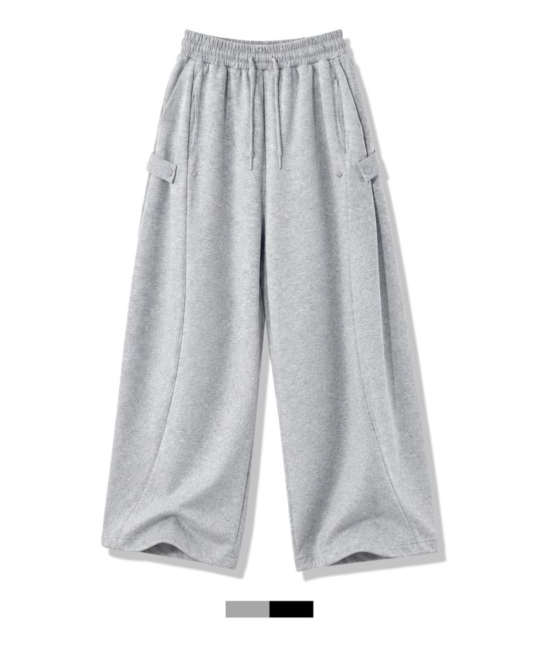 스냅 커브드 스웨트 팬츠 LR6PU189_2 color