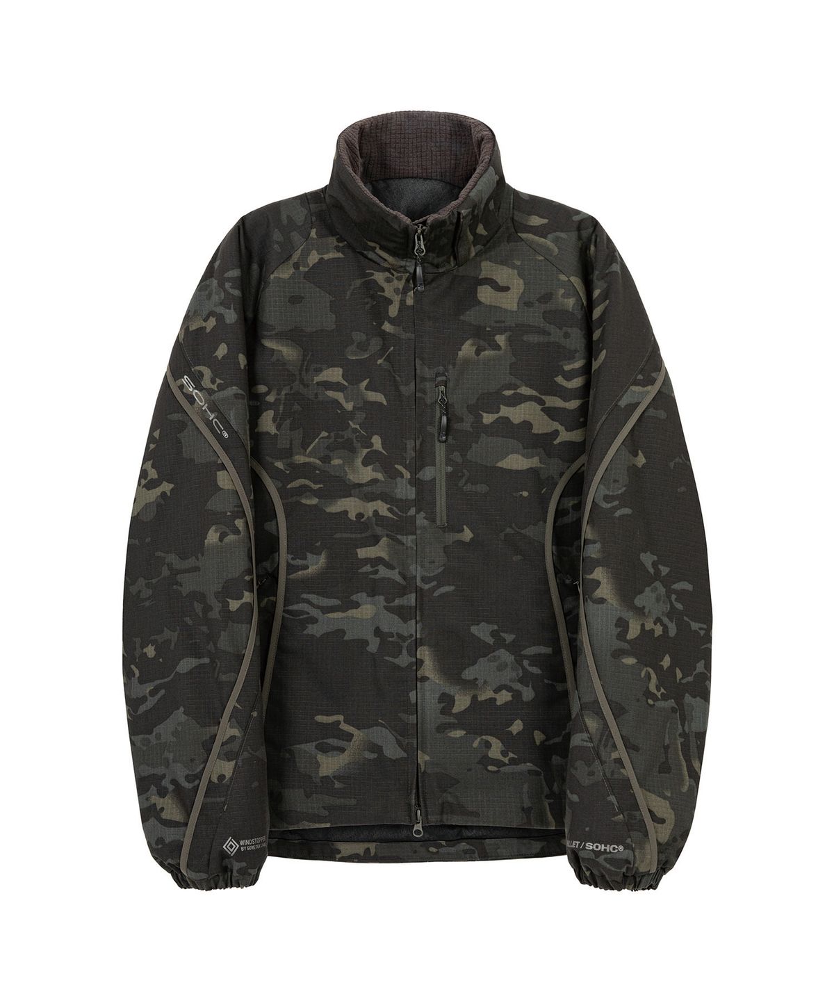 썸웨어 아웃사이드 하이킹 컴퍼니(SOMEWHERE OUTSIDE HIKING COMPANY) 바운드 심 푸퍼 재킷_MULTI COLORS