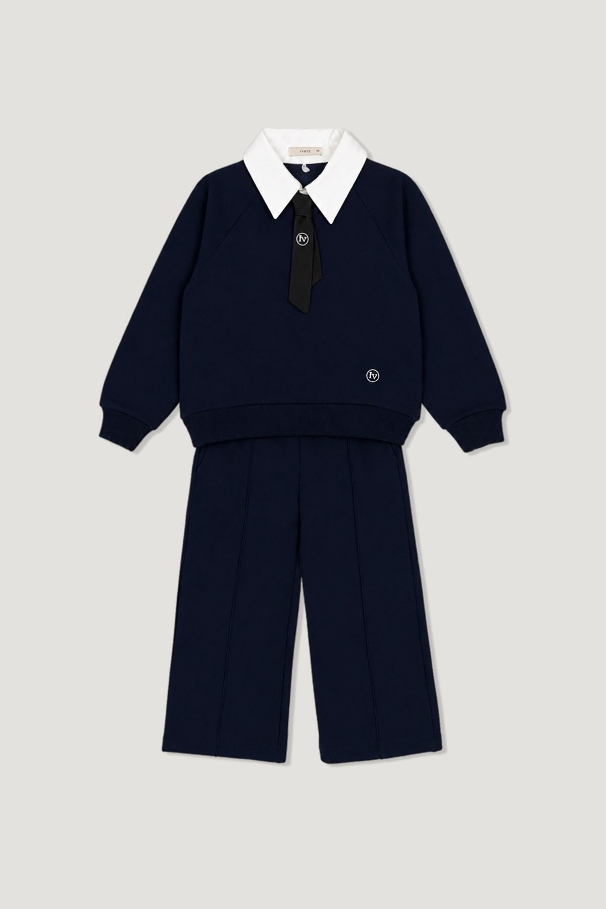 아이보리 스튜디오(IVORY STUDIO) 3ways Sweatshirt set up(PT)/Navy