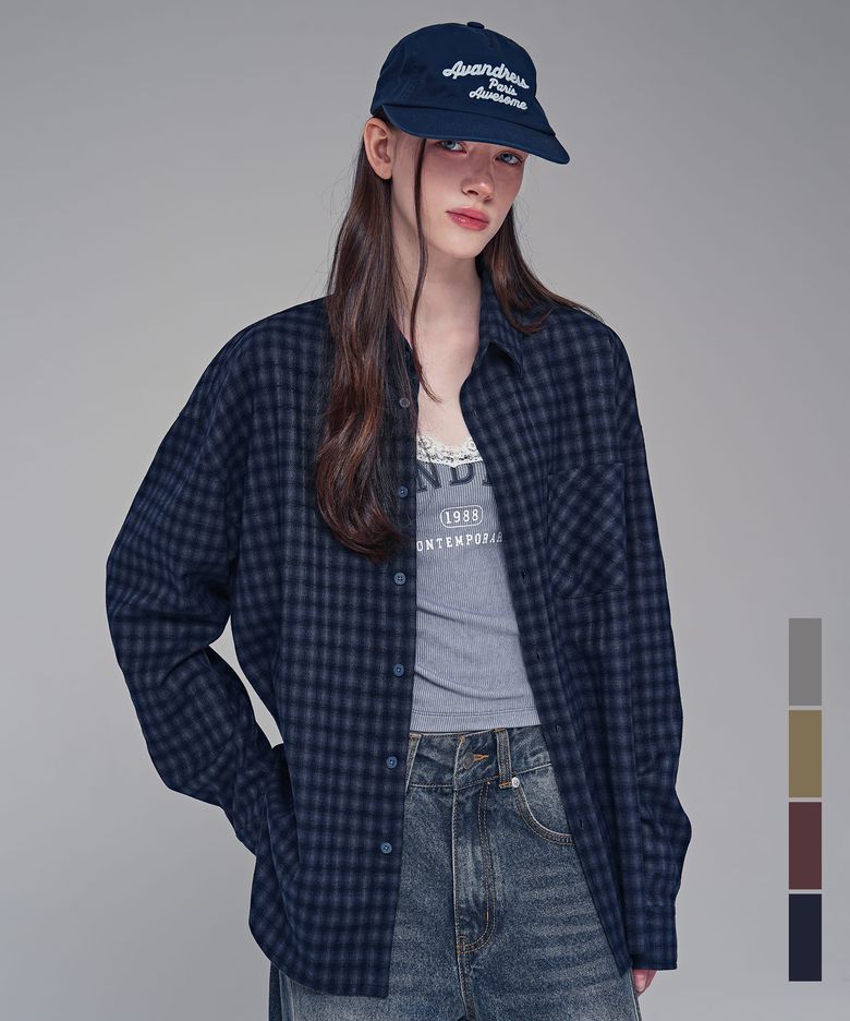 힐 체크 셔츠_4COL