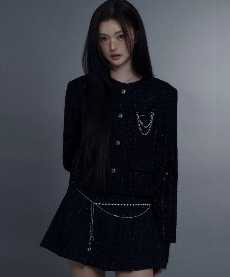 Jennie chain Tweed Jacket