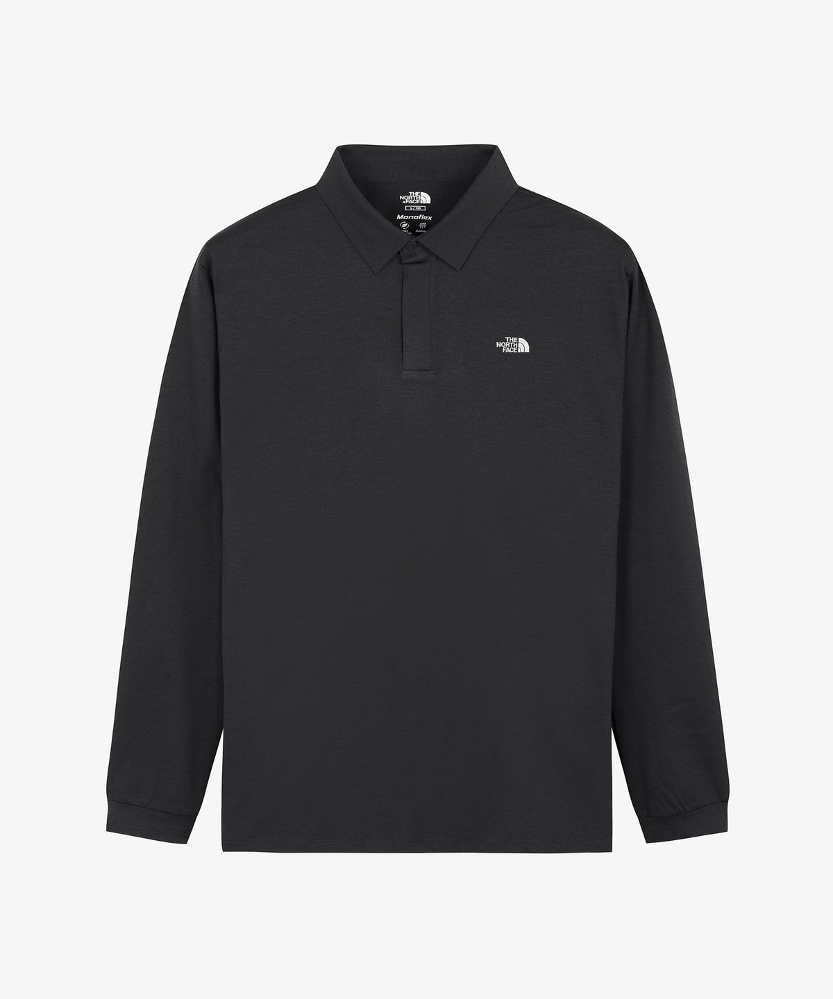 노스페이스(THE NORTH FACE) NT7QS55J 이지데이 긴팔 폴로 티셔츠 BLACK