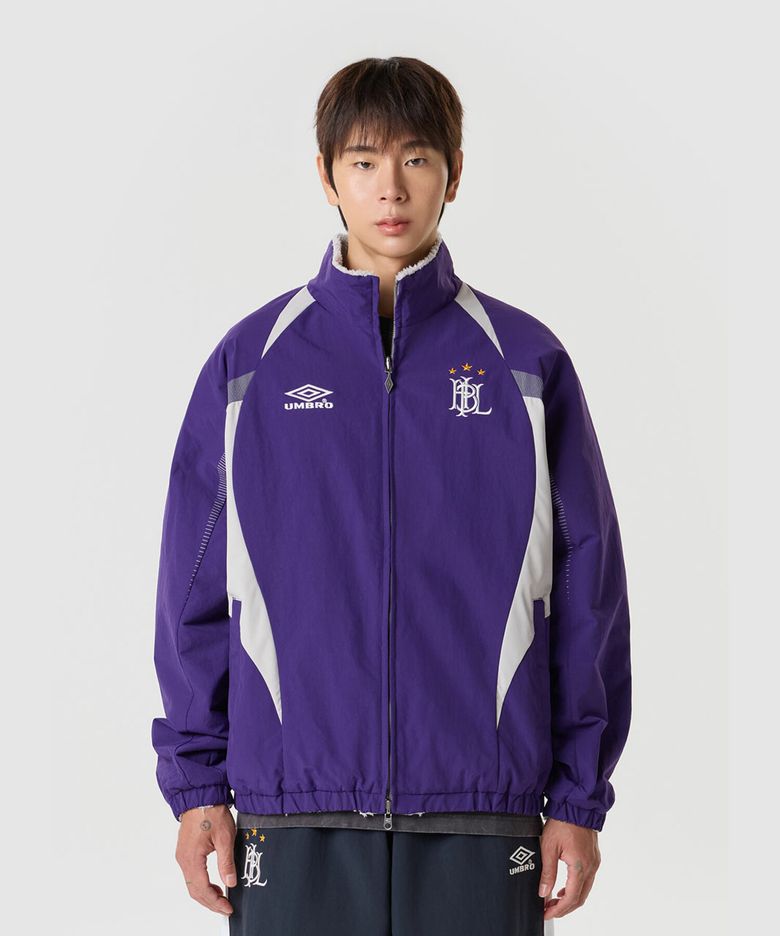 HBL 네오 브릿 리버시블 플리스 안감 자켓 퍼플 UR321CFJ95