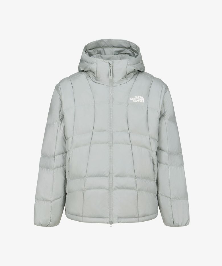 NJ3NS65K 웨이브 온볼 패딩 자켓 LIGHT GRAY