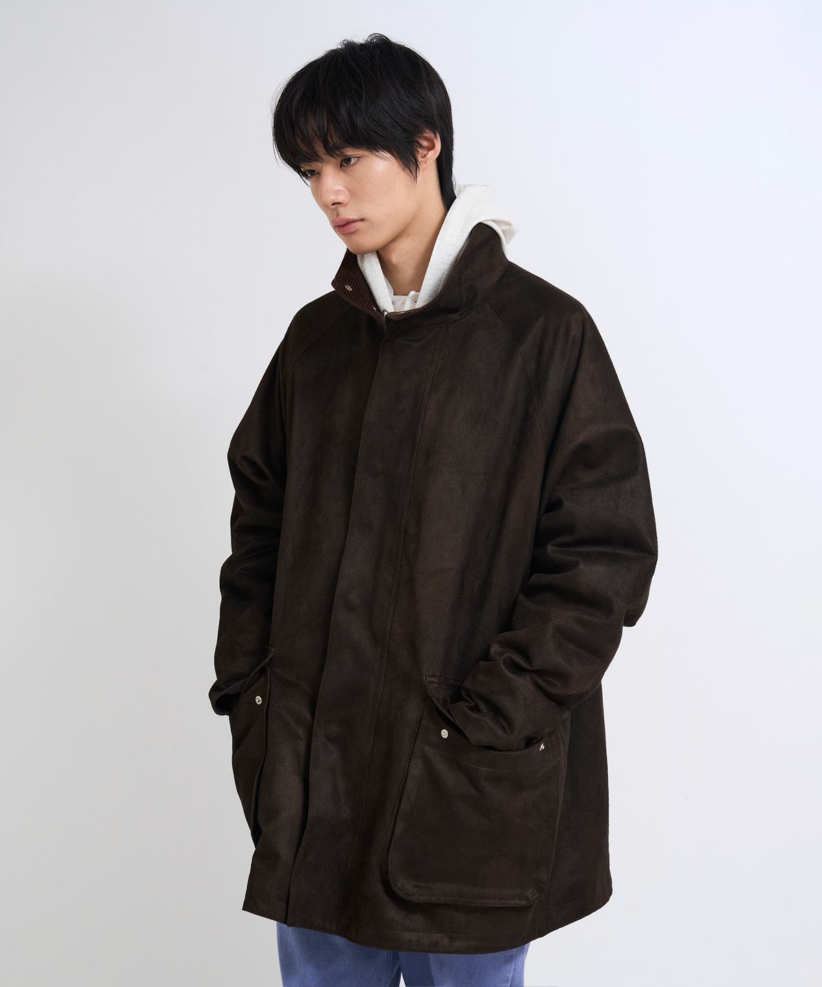 더씽인데어데어(THE THING IN THEIR THERE) Marked Field Jacket Brown
