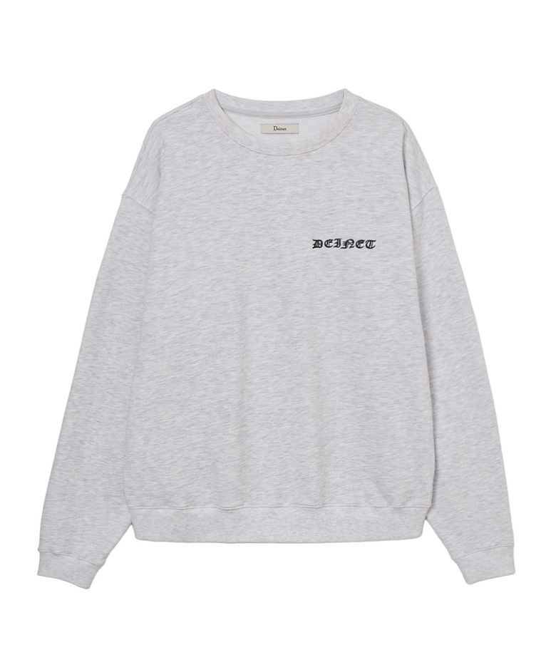 ARCHIVE CREST SWEATSHIRT IN MELANGE GREY