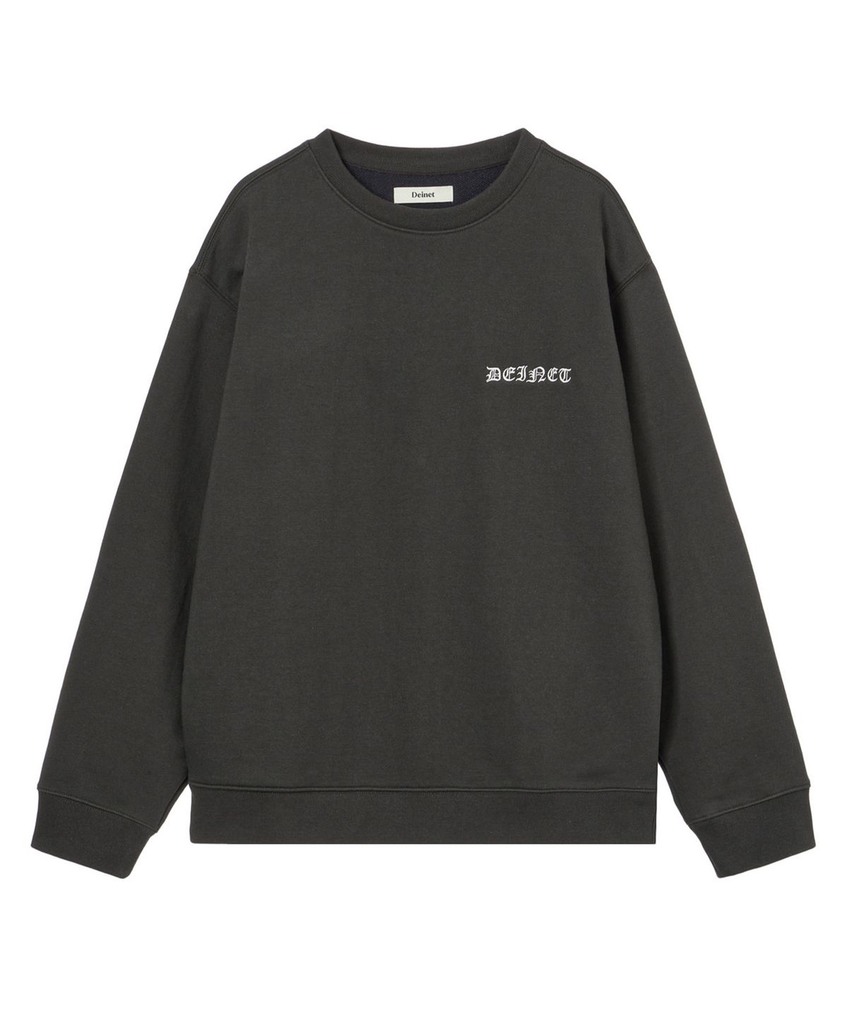 다이닛(DEINET) ARCHIVE CREST SWEATSHIRT IN CHARCOAL
