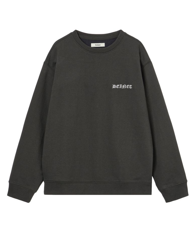 ARCHIVE CREST SWEATSHIRT IN CHARCOAL