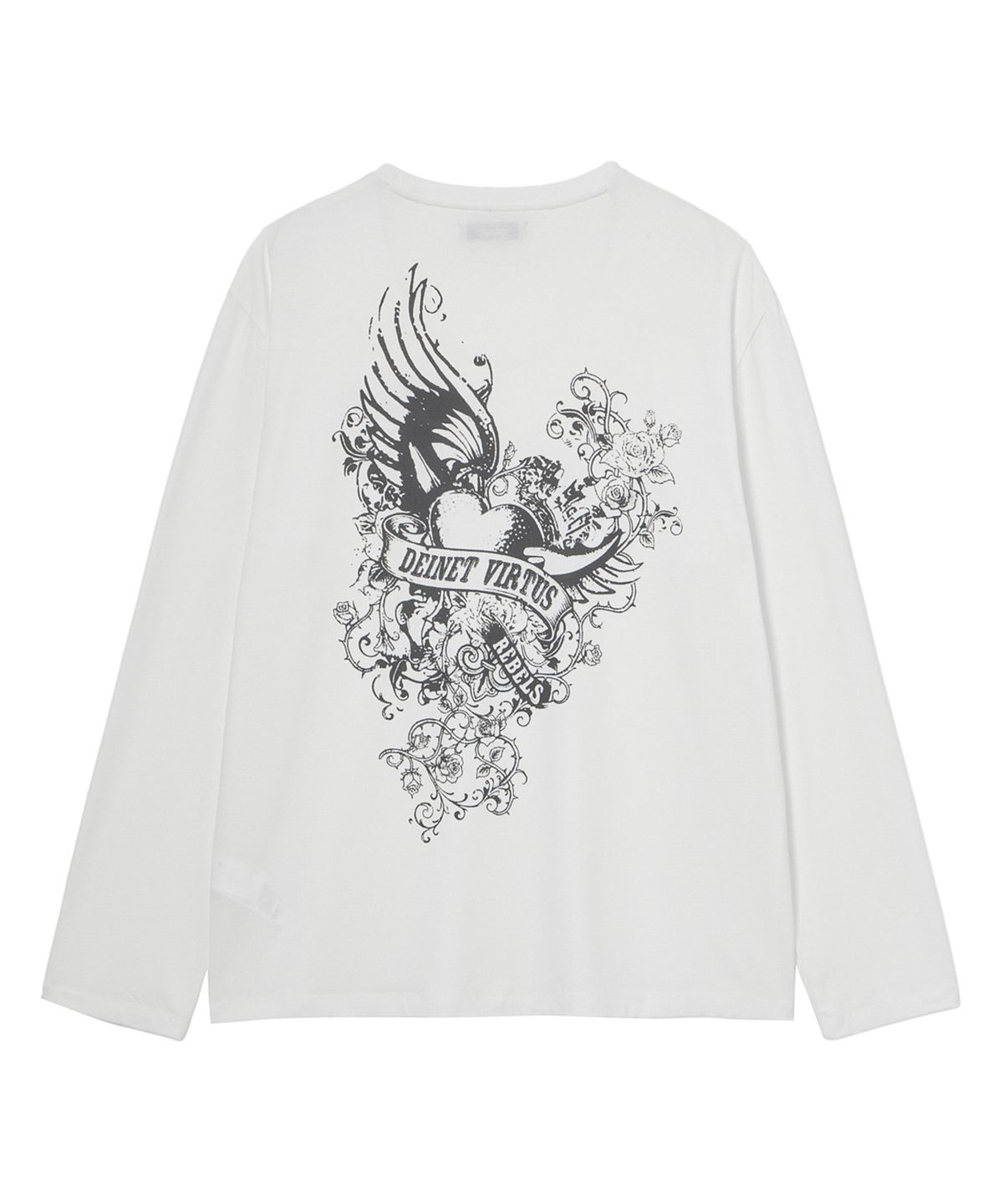 다이닛(DEINET) Y2K COLLAGE T-SHIRT IN WHITE