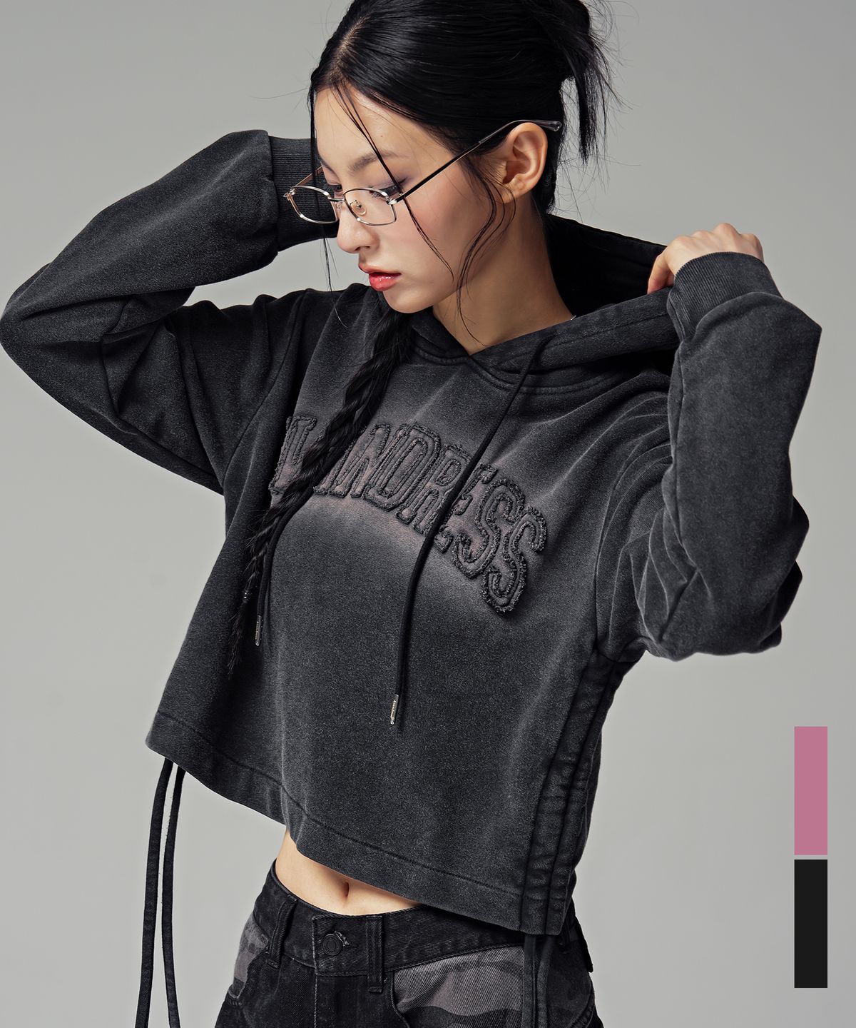 어반드레스(AVANDRESS) Shadow Letter Hoody_2COL