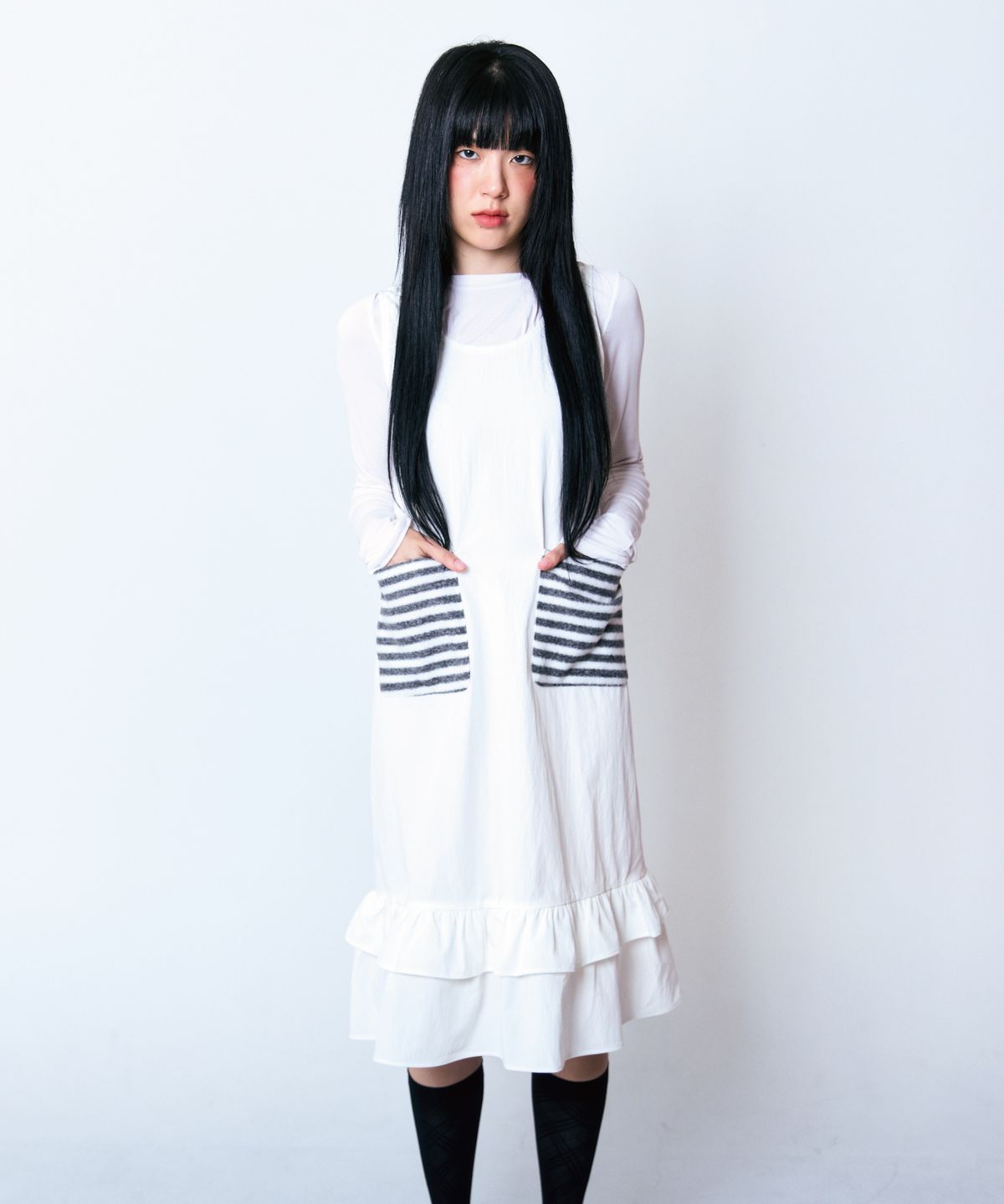 구월십일(GUWOLSIBIL) 26AW Version Layered Long Dress White