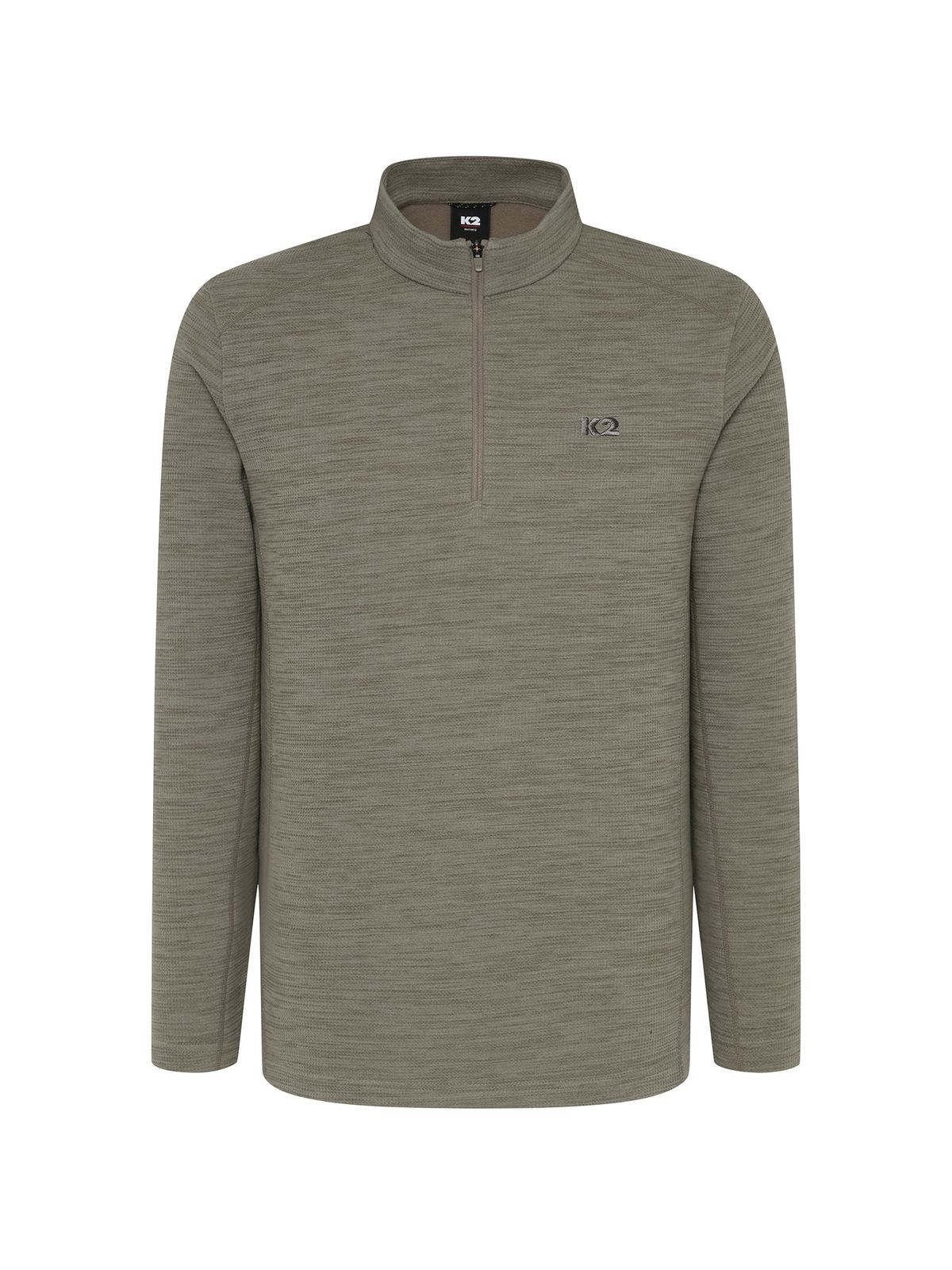 케이투(K2) FLYHIKE 멜란지 집업 티셔츠_MID BEIGE_KMU26225JL