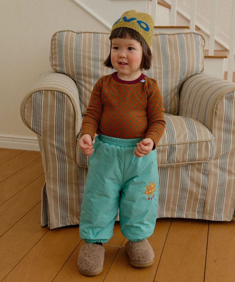 PADDING PATCH PANTS_MINT