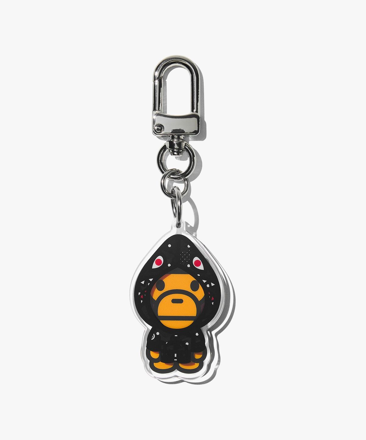 베이프(BAPE) KOREA EXCLUSIVE 도트 콜리지 키체인 BLACK