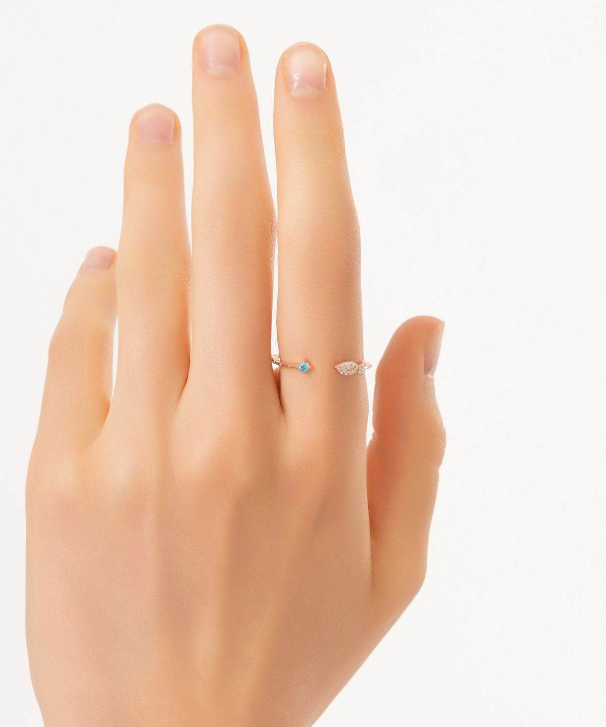 끄란느(CRANNE) 오션 피쉬 오픈링 C24RB097 (14K Gold Plated)