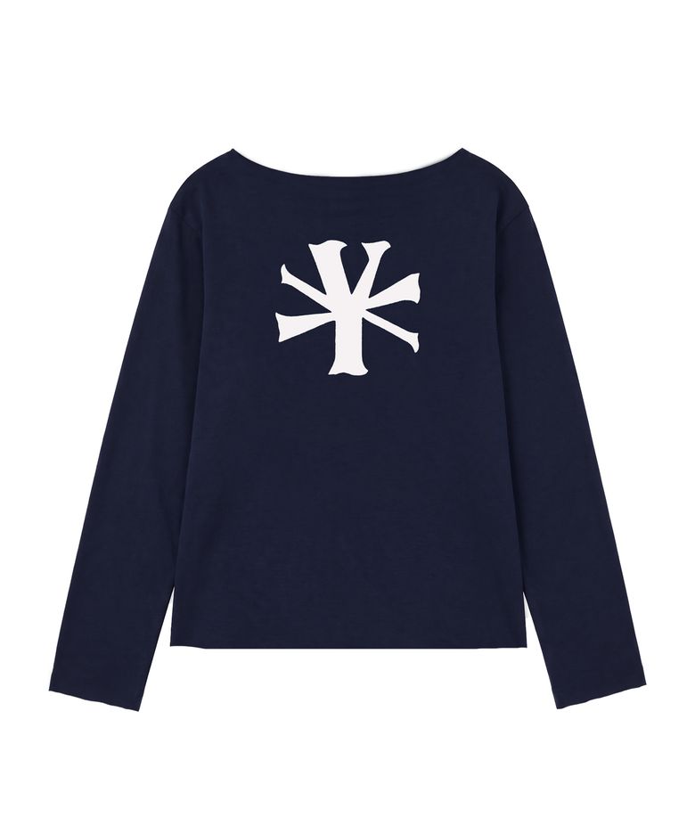 컷오프 베이직 로고 롱슬리브 (Navy)