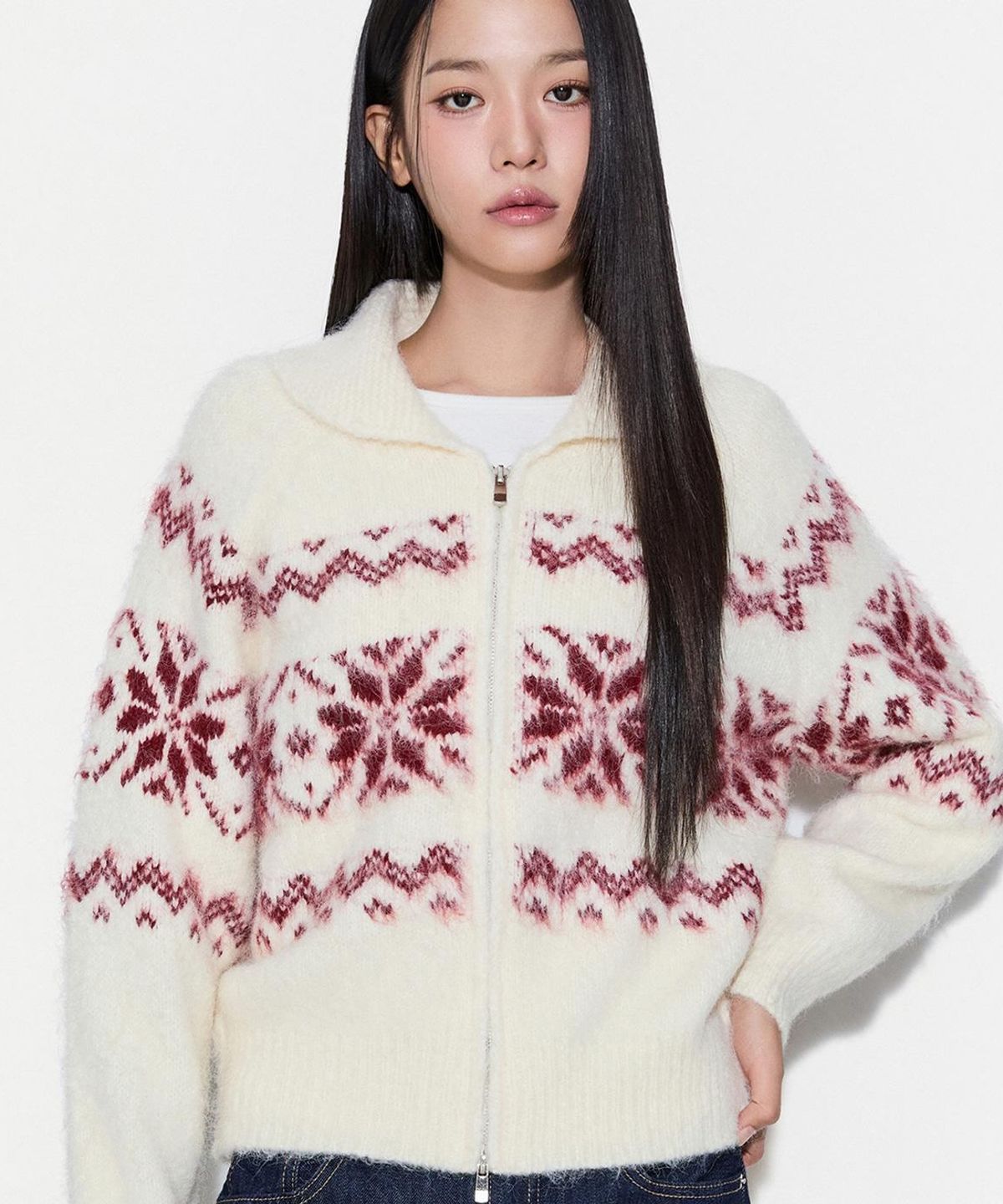 미쏘(MIXXO) 스노우 패턴 코위찬_MIWCKGV24T