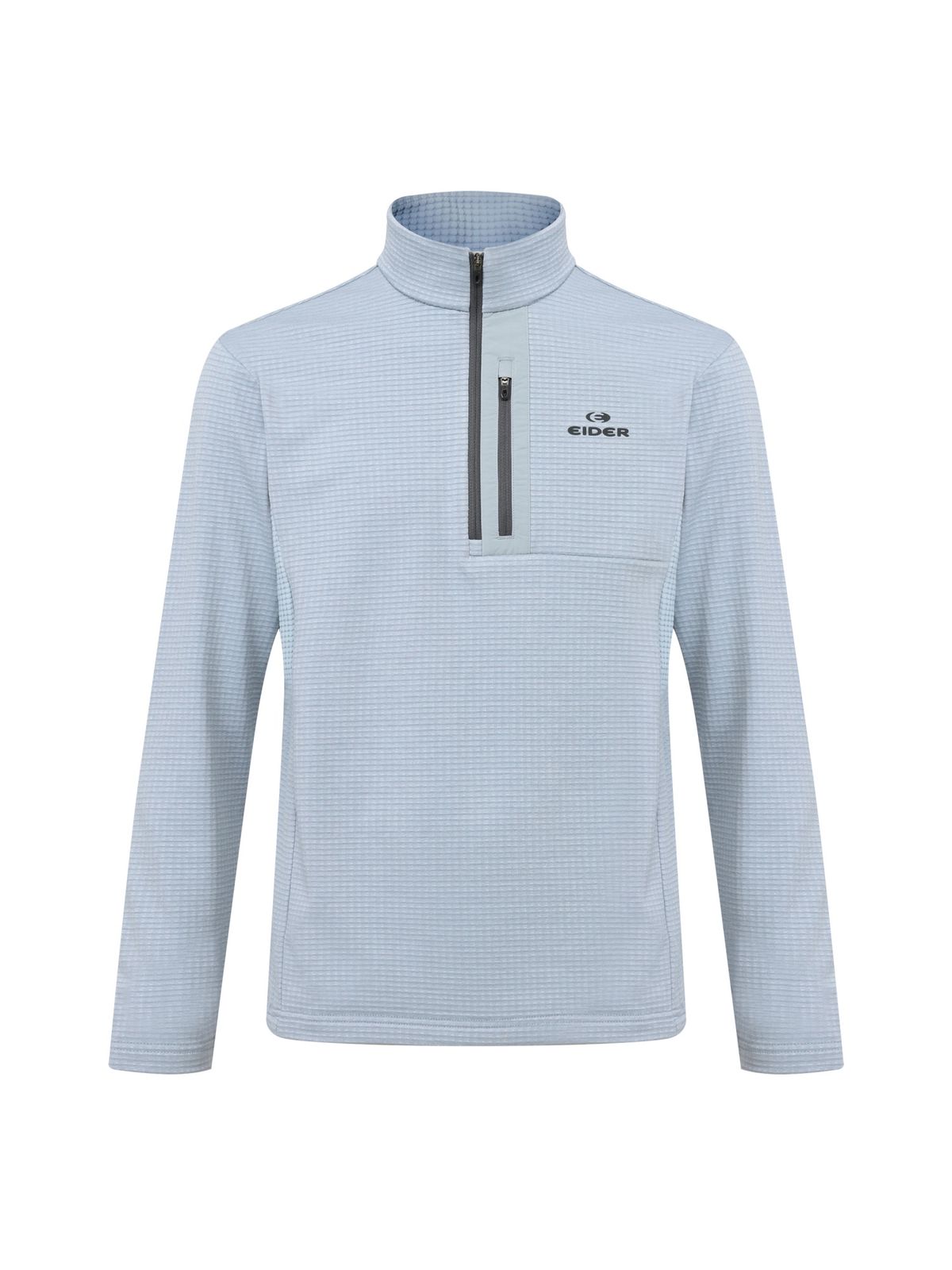 아이더(EIDER) AERO WAVE (에어로 웨이브) 남성 짚업 티셔츠_Grayish BLUE_DMW26205GB