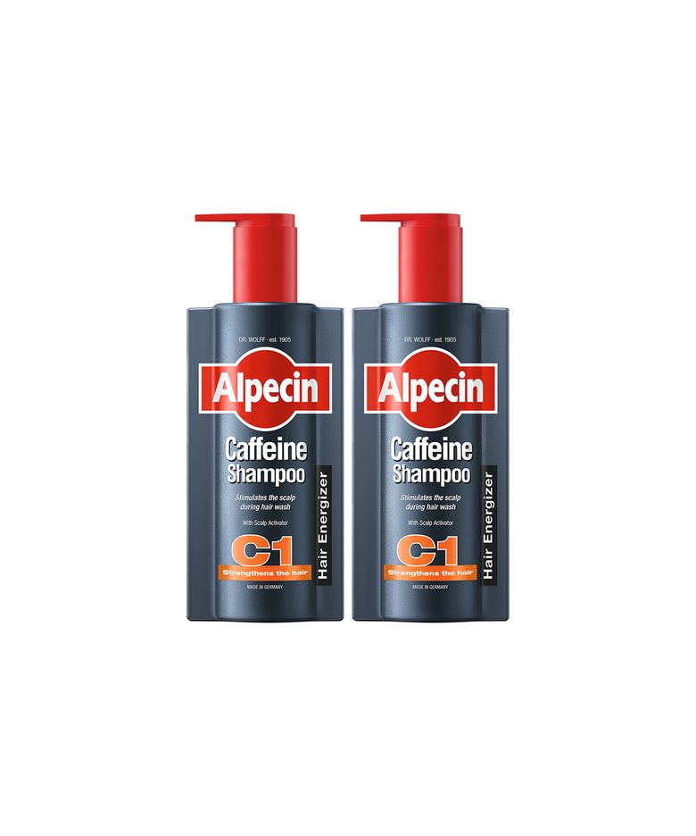 카페인 샴푸 C1 (모발 강화) 600ml x 2 (펌프형)