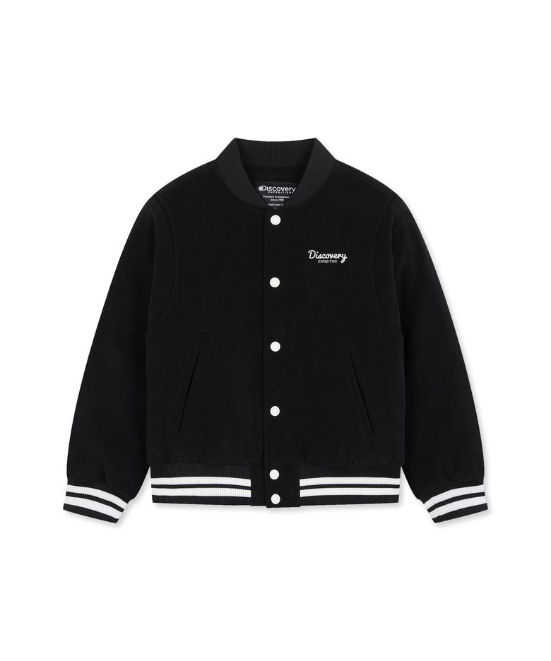 키즈 브레비 코듀로이 다운 숏패딩 (BLACK)