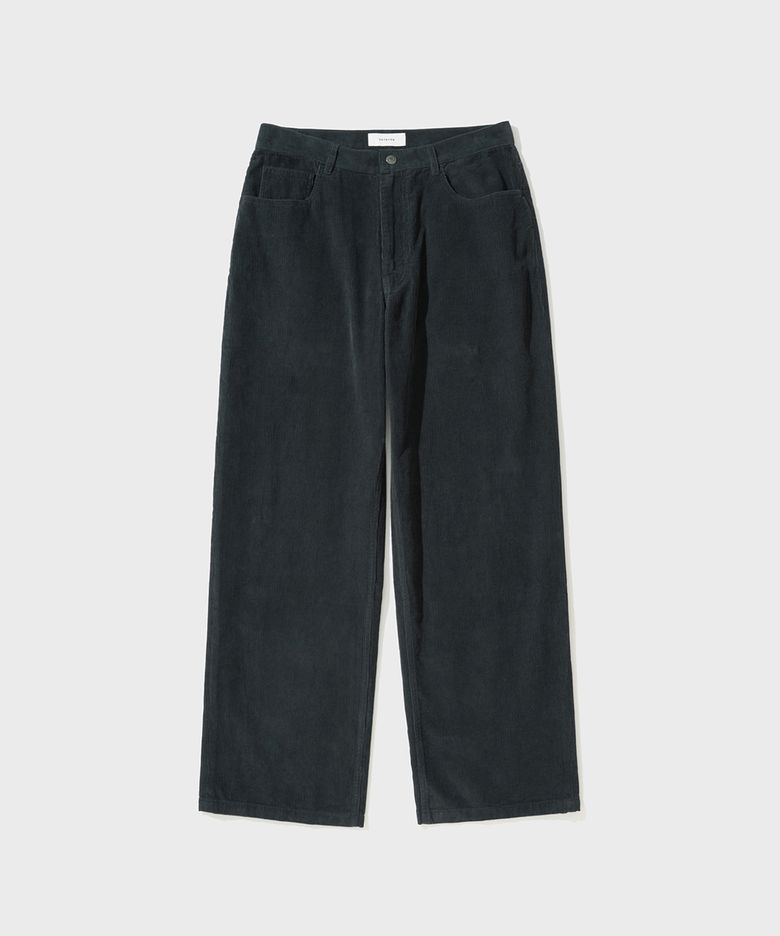 CORD 5P PANTS (CHARCOAL)