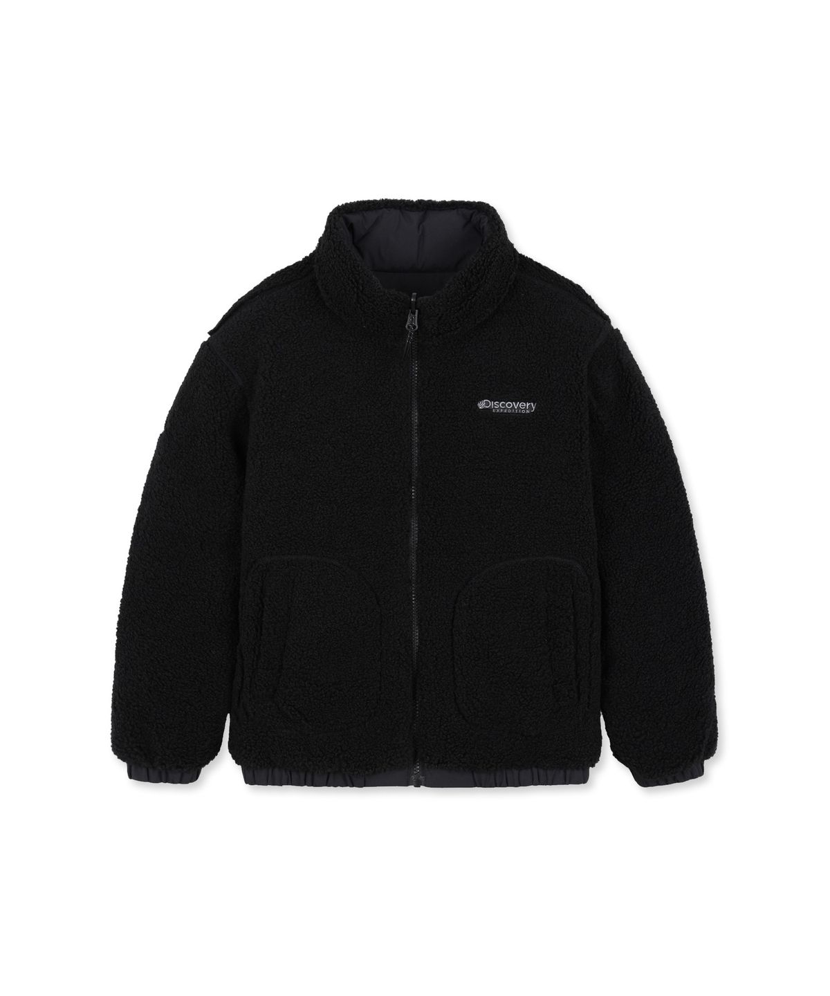 디스커버리 키즈(DISCOVERY KIDS) 키즈 레오니 리버서블 다운 숏패딩 (BLACK)