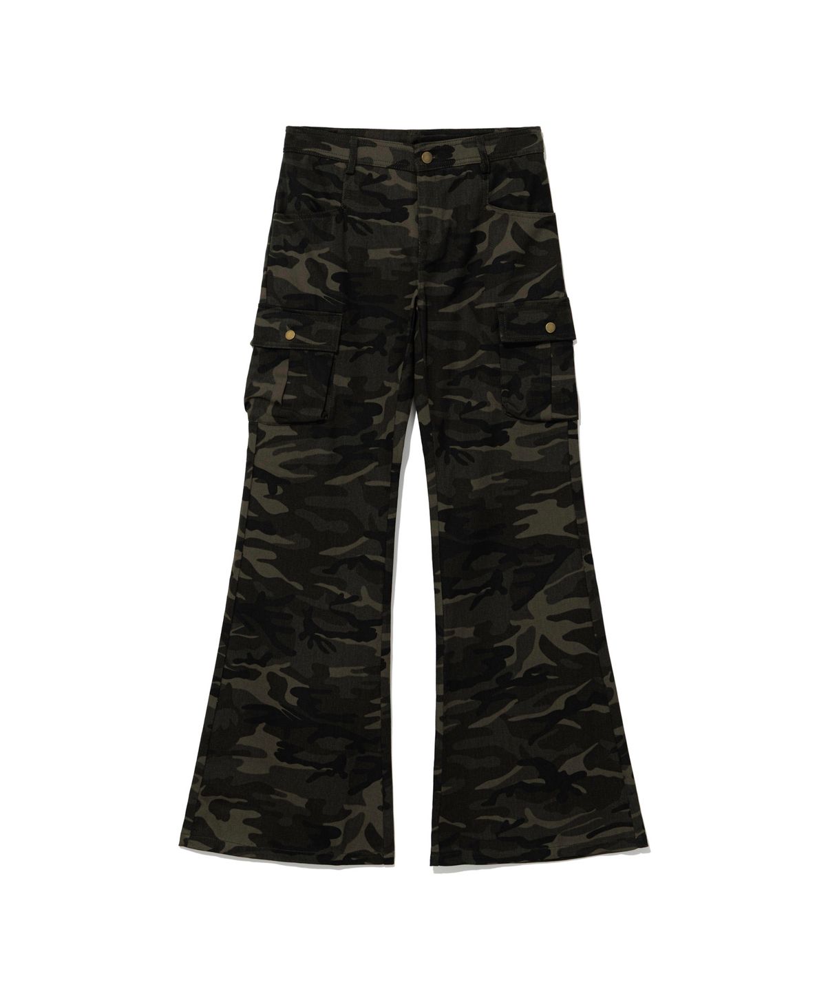 모아(MOAA) Camo Flare Cargo Pants (Camo)
