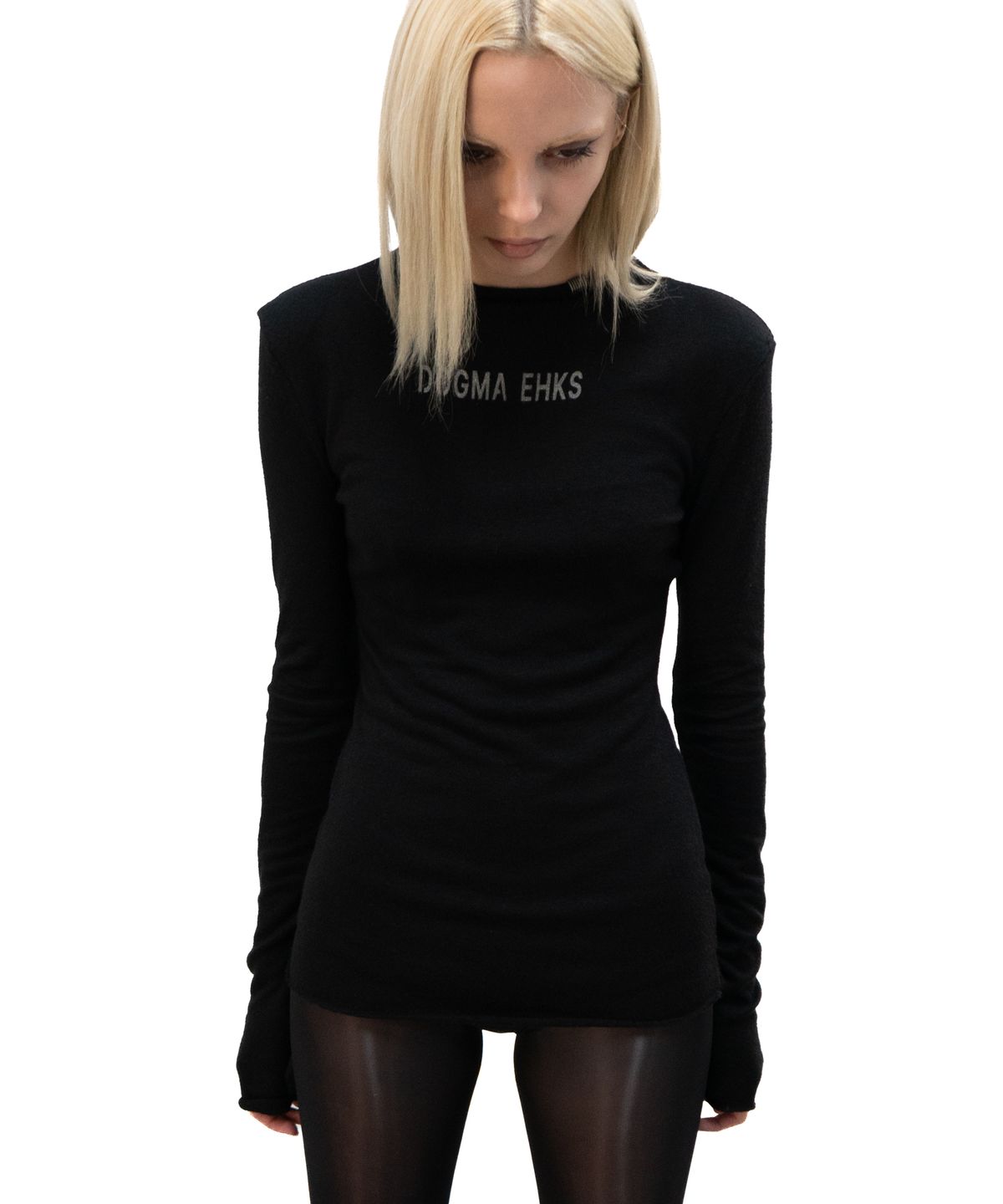 도그마 엑스(DOGMA EHKS) SPRAYED KNIT TOP