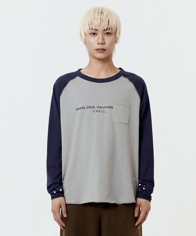 페인팅 나그랑 티셔츠_네이비